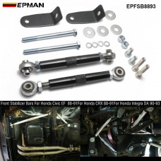 EPMAN Front Stabilizer Bars for Honda Civic EF CRX 88-93 Work With Traction Bars EPFSB8893